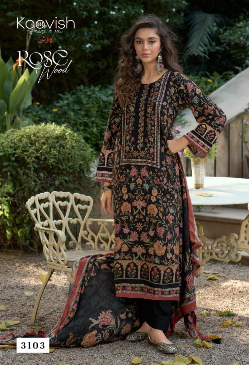 Rosewood By Kaavish Viscose Pashmina Dress Material